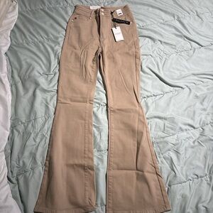 Judy Blue Beige Flare Jeans
